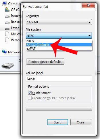 Usb flash memory format tool download