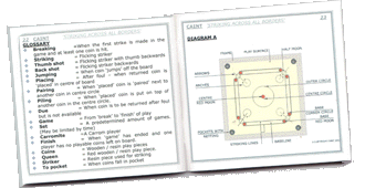 Carrom game board instructions